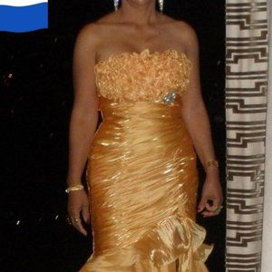 Beautiful gold color dress